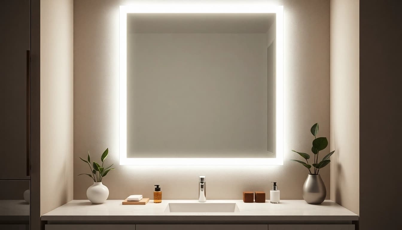 Transform your space with a striking led mirror bathroom that enhances modern elegance and functionality.