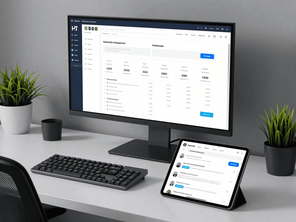 "UK IPTV reseller panel dashboard showcasing software development metrics, cloud computing analytics, and customer engagement."