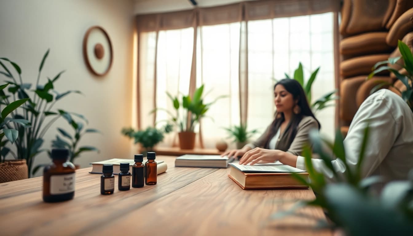 Experience a personalized Ayurveda Consultation in a serene and inviting setting.