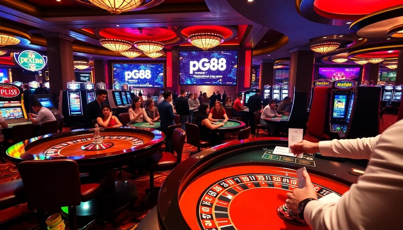 Experience thrilling gameplay at pg88 as players enjoy a lively casino environment filled with excitement.