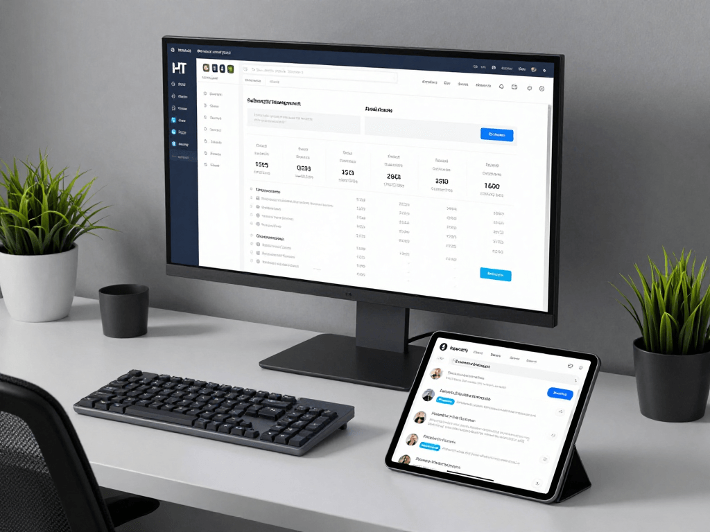 "UK IPTV reseller panel dashboard showcasing software development metrics, cloud computing analytics, and customer engagement."