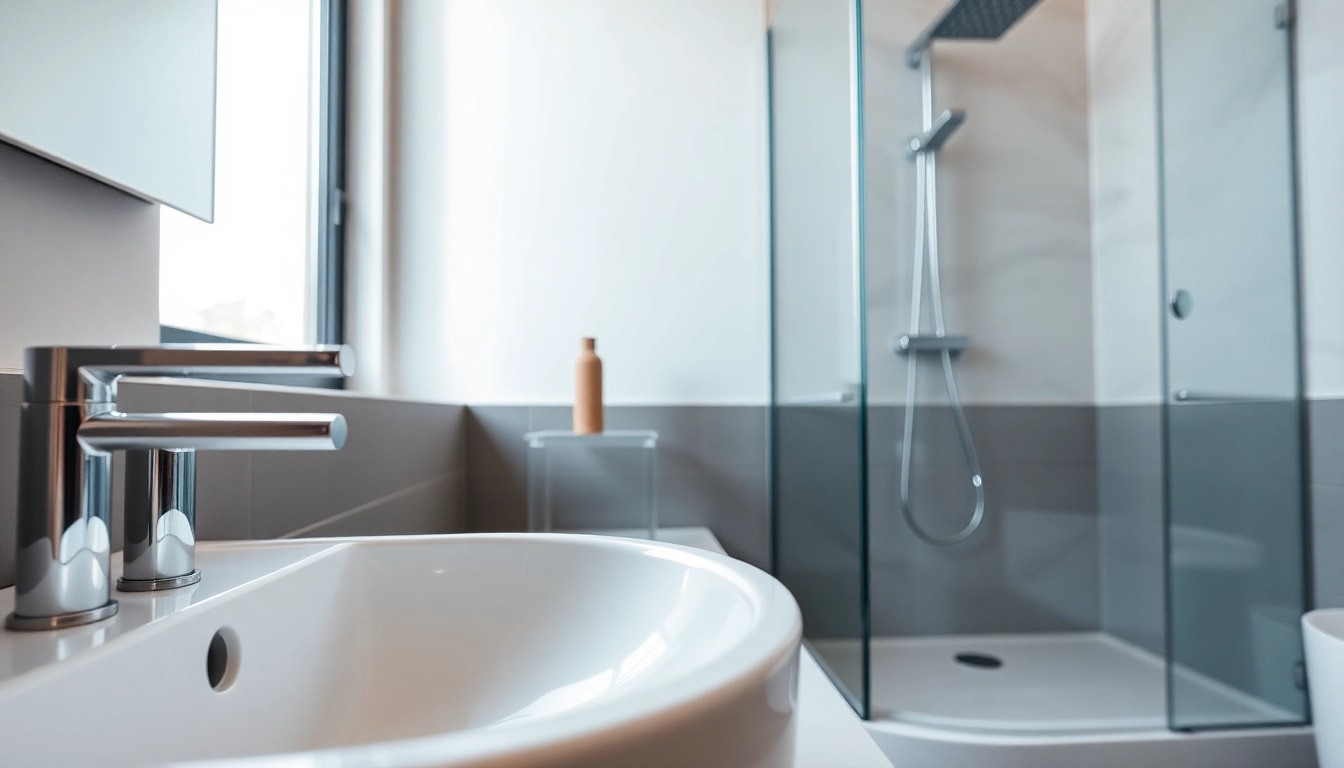 Gestalten Sie Ihr Badezimmer mit sonni sanitär Produkten für ein elegantes und modernes Ambiente.