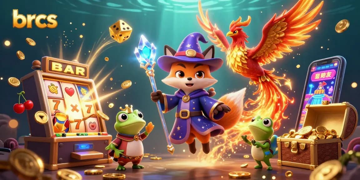 Experience thrilling gameplay at BRCS credit card casinos featuring vibrant slot action and unique game elements.