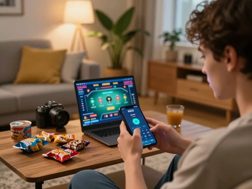 Player engaging with KK55 gaming app on smartphone, highlighting strategic betting.