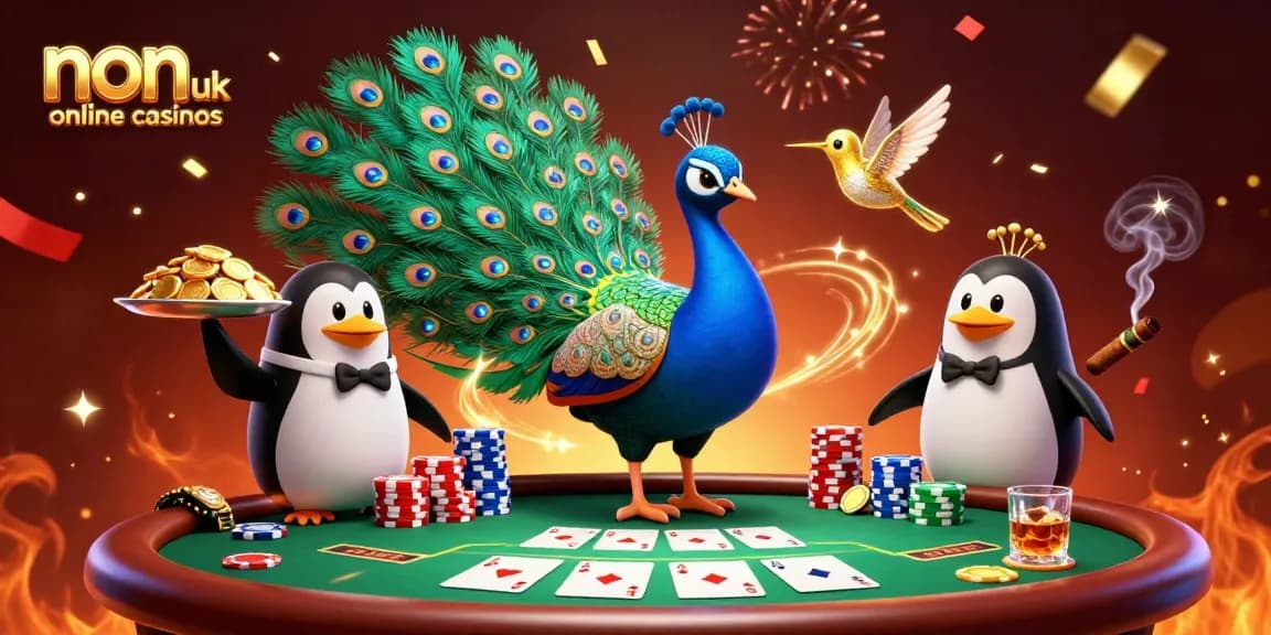 Experience thrilling gameplay at non uk online casinos with vibrant characters and captivating casino elements.
