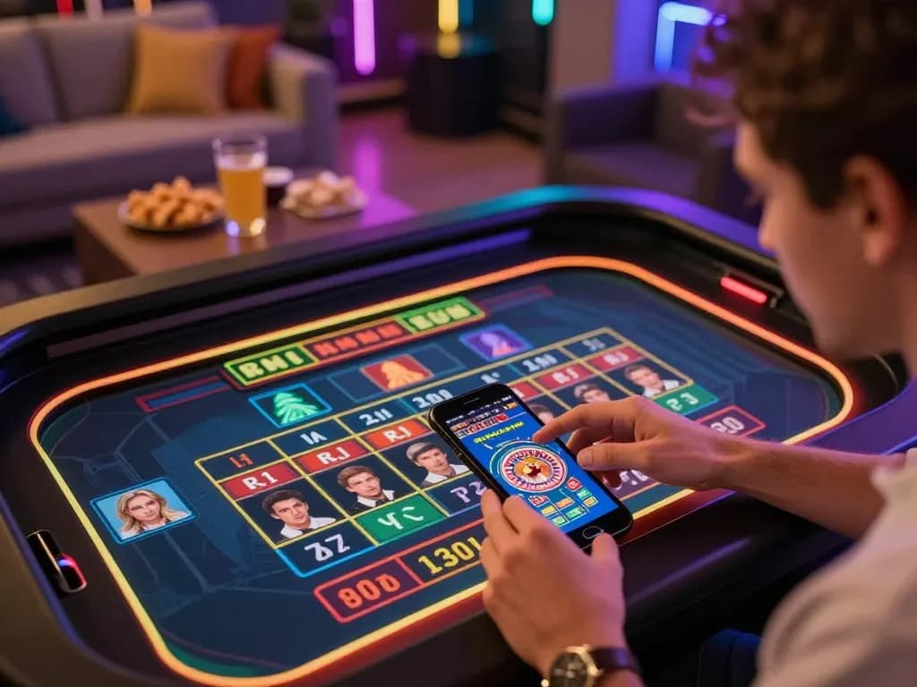 Experience the thrill of c168 bet at a stylish online roulette game on a smartphone, capturing strategic gameplay.