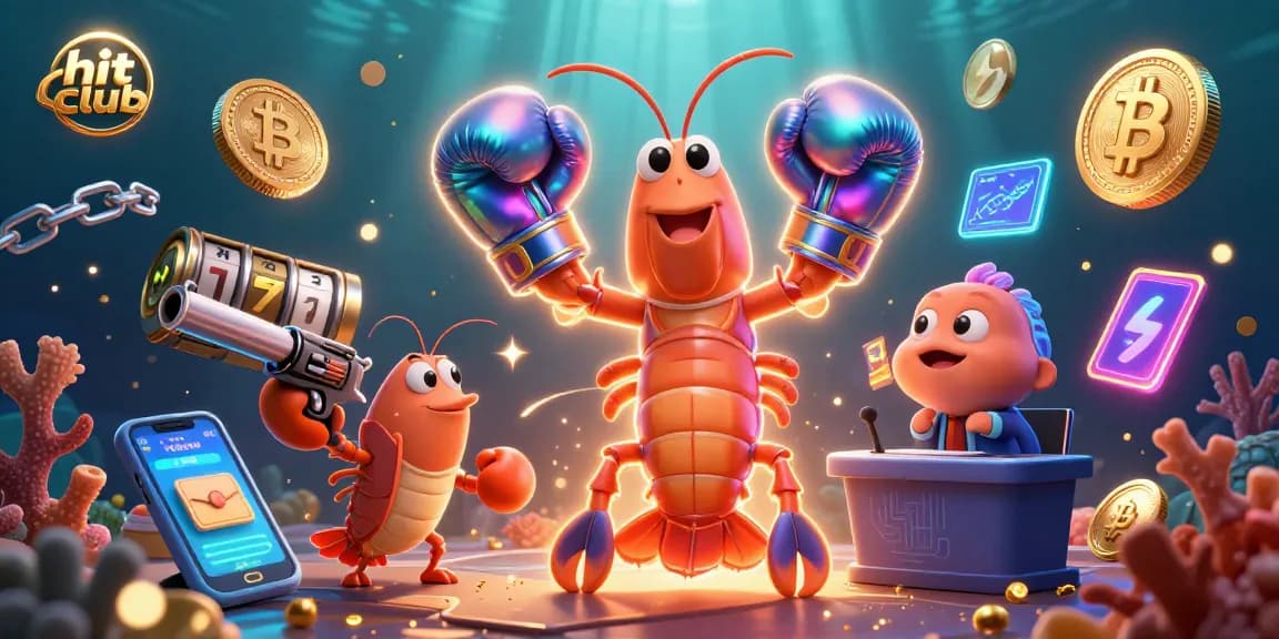 Engage with the hit club scene of vibrant underwater casino action featuring iridescent characters.