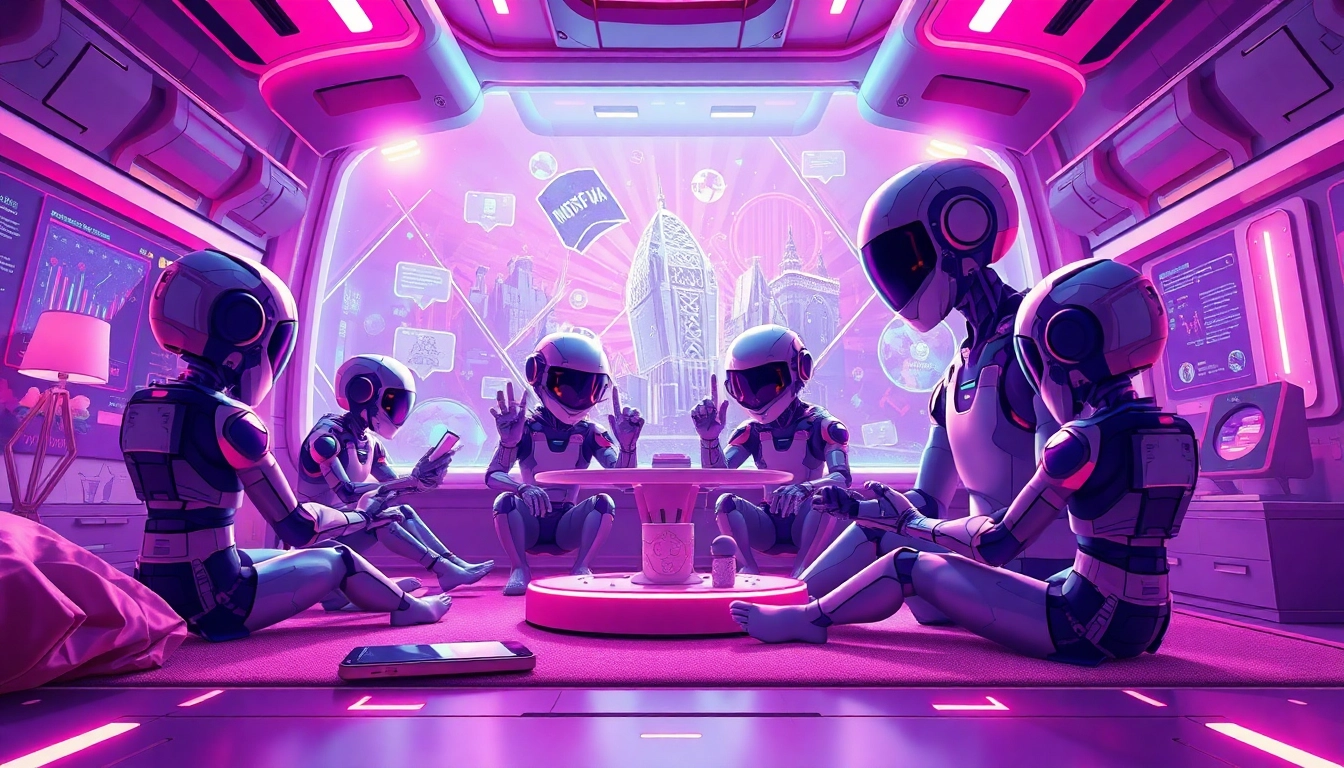 Explore captivating AI NSFW interactions in a vibrant digital environment.