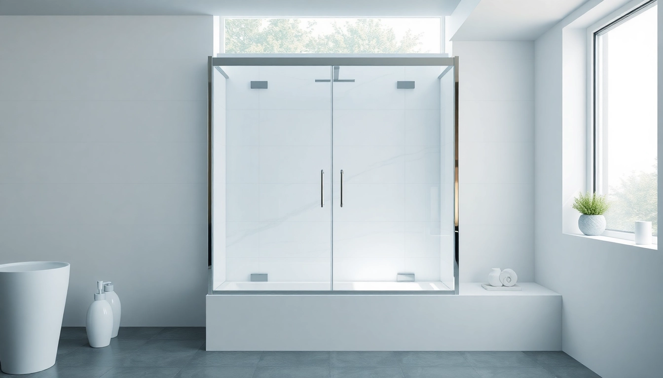 Erleben Sie die Eleganz der sonni Duschkabine 90x90 in einem modernen Badezimmer.