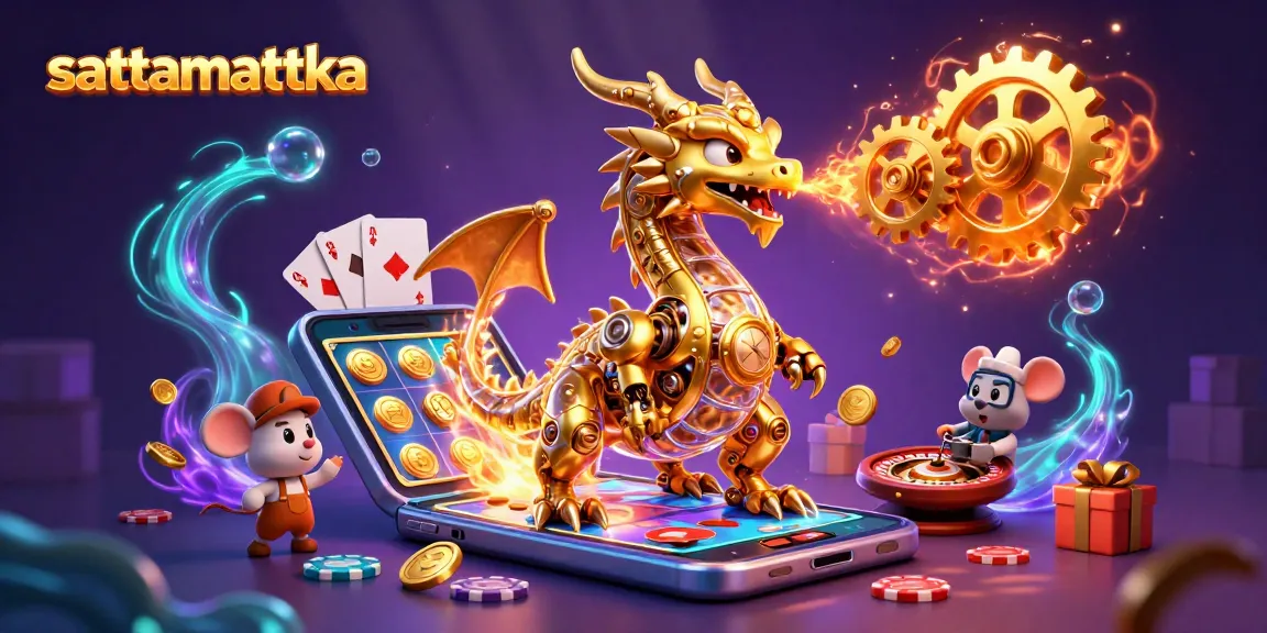 Experience sattamattka gaming excitement with a golden dragon and vibrant slot games!