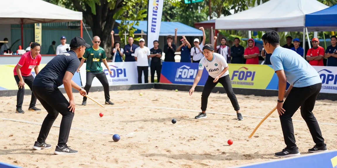 Petanque match at FOPI Kota Banjarmasin showcasing community spirit on fopikotabanjarma.org