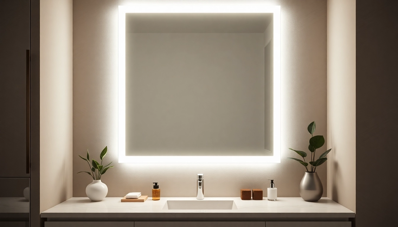 Transform your space with a striking led mirror bathroom that enhances modern elegance and functionality.