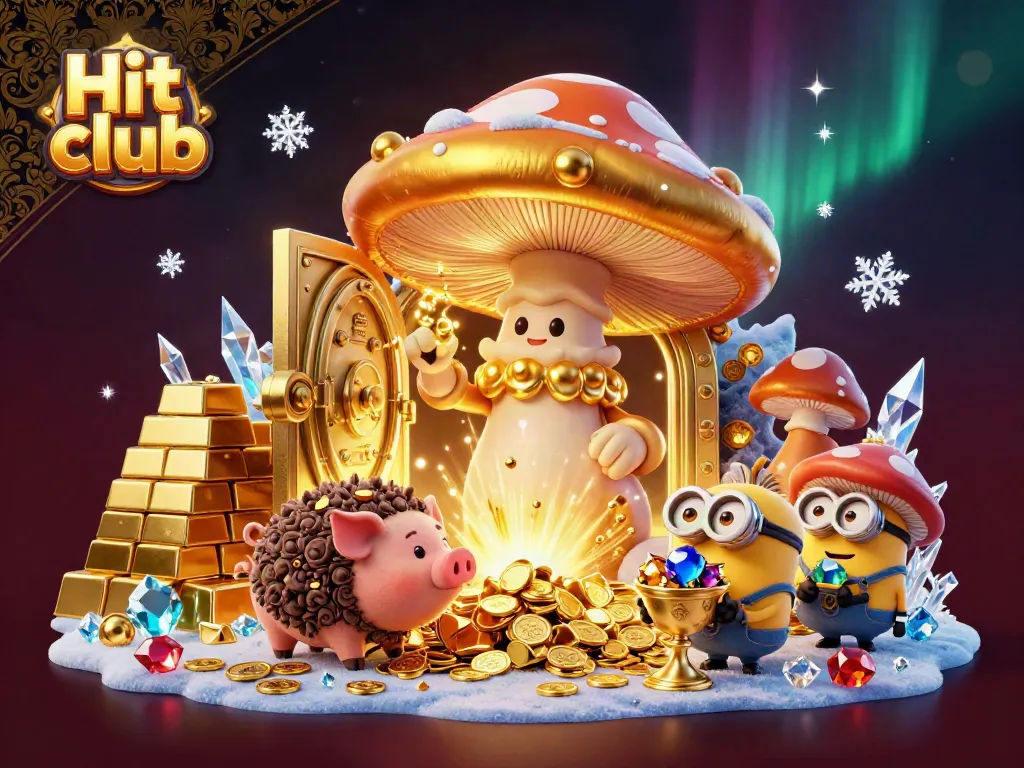 Experience thrilling moments with Hit club's enchanting casino magic, treasure, and gems.