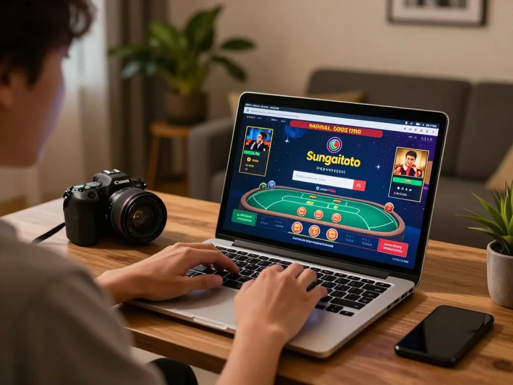 sungaitoto login for online casino gaming with interactive poker interfaces in a cozy home environment