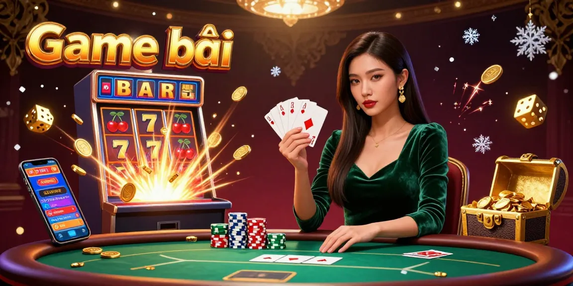 Experience Game bài with a photorealistic poker scene showcasing strategic gameplay and vibrant casino elements.