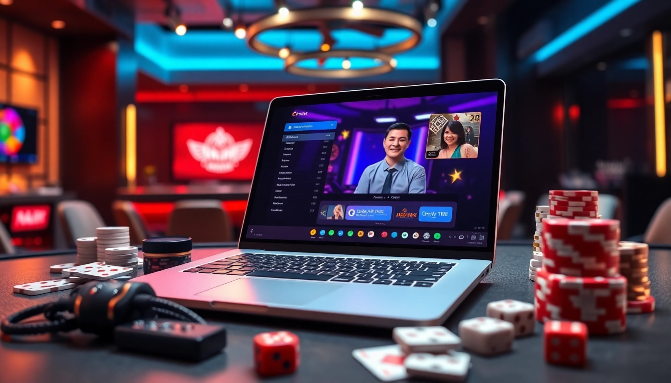 Experience online gaming excitement at ev88win.live with vibrant visuals and engaging dealer interactions.